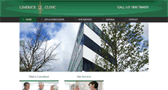 Desktop Screenshot of limerickclinic.com