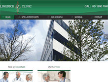 Tablet Screenshot of limerickclinic.com